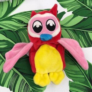 Owl Colorful Pink Red Yellow Small Dog Toy